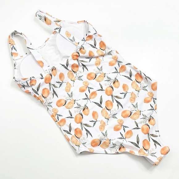 SHEIN Allover Fruit Print One Piece Swimsuit - Picture 6 of 7